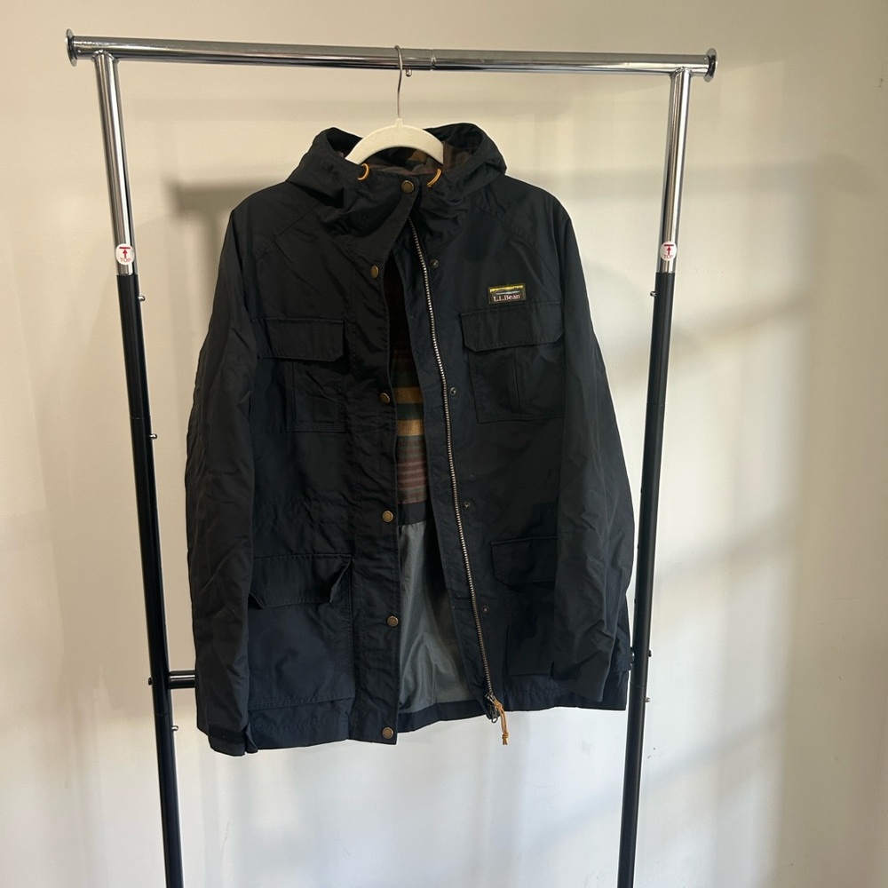 L.L. Bean Earthy Striped Jacket